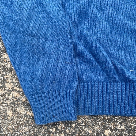 Polo by Ralph Lauren Men's Blue Half-Zip Sweater - Picture 3 of 8
